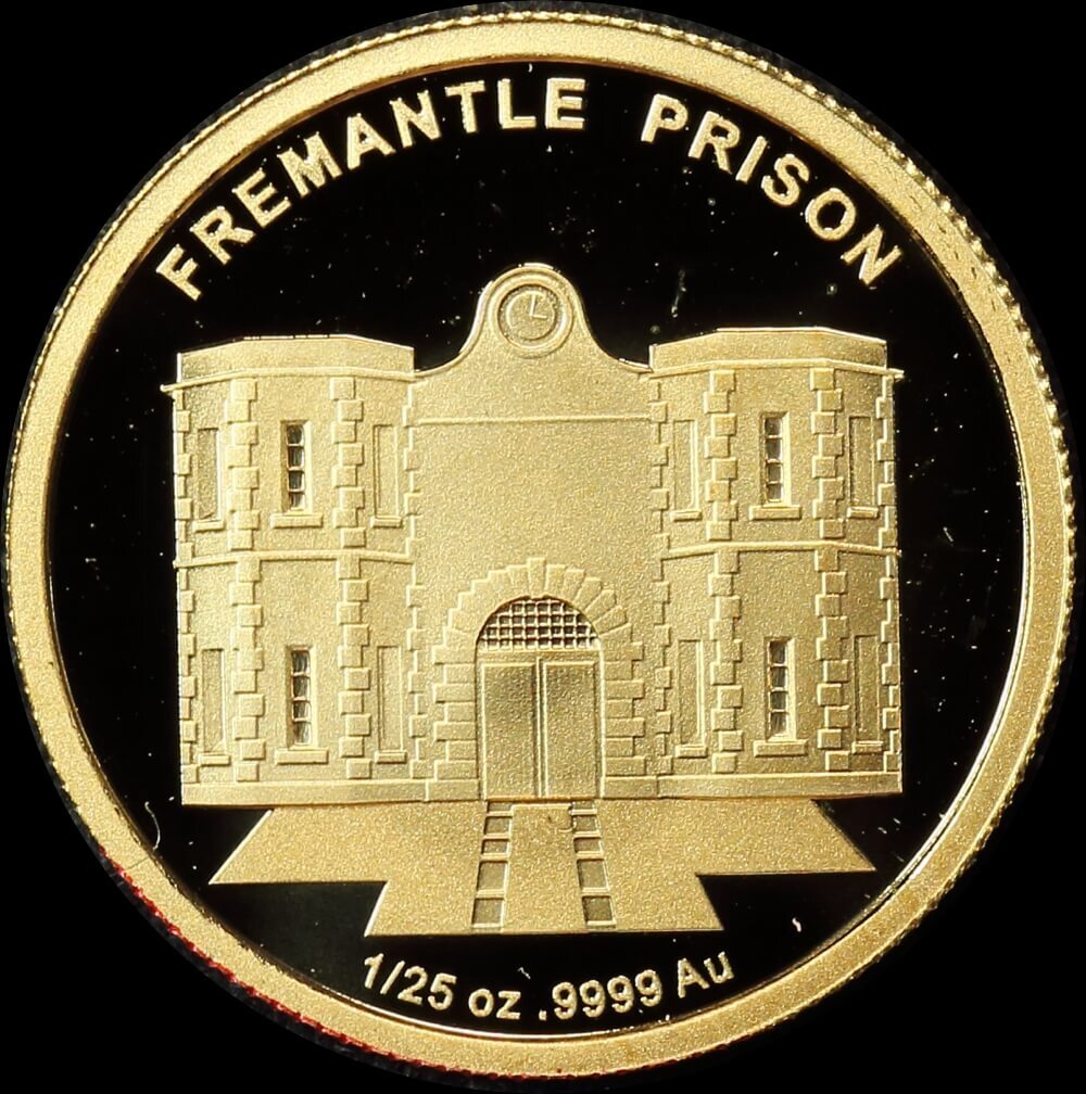 2011 Gold $5 Proof Coin Fremantle Prison ex RAM Master Collection product image