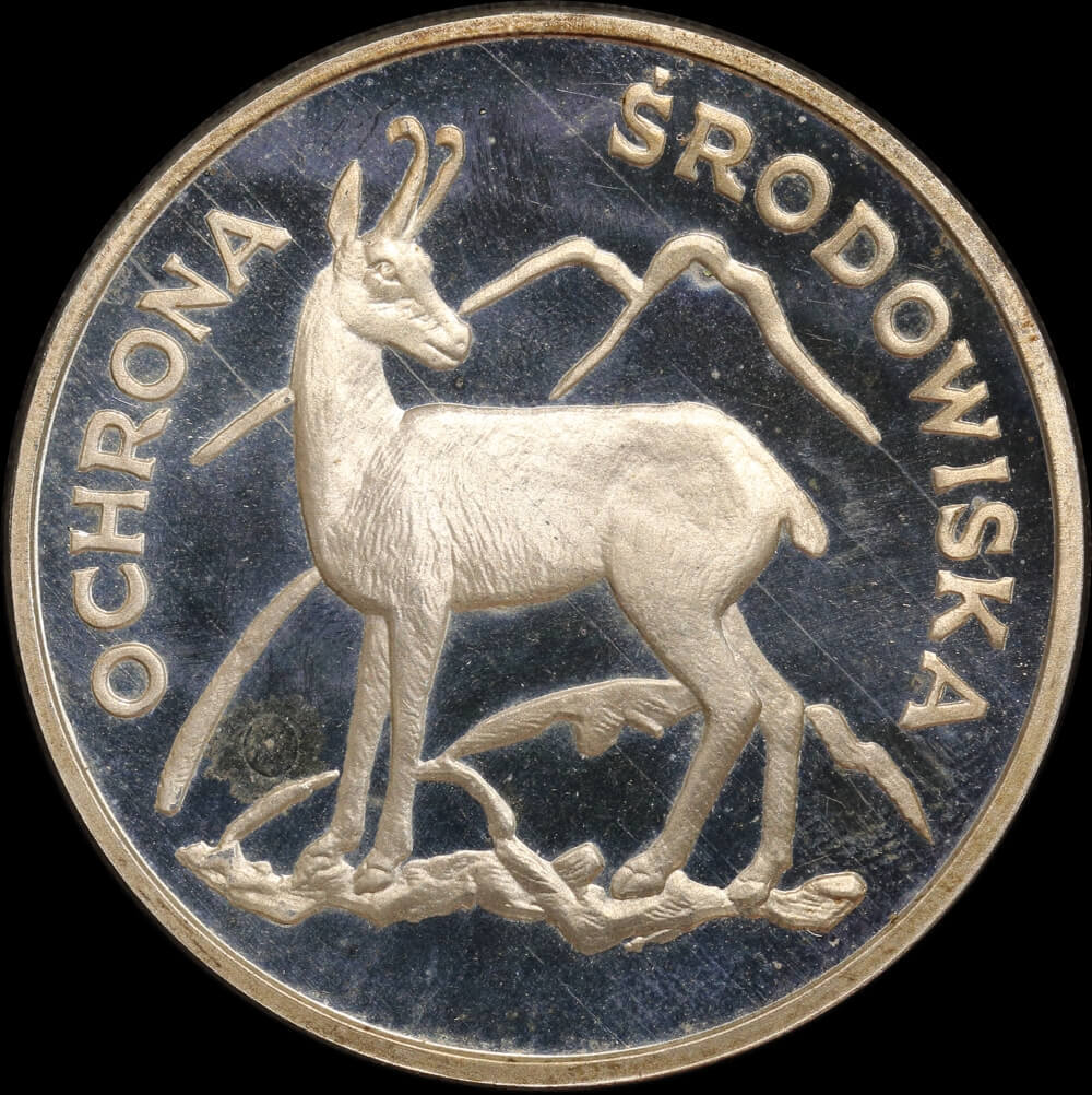 Poland 1979 Silver Proof Coin 100 Zlotys Y#105 - Chamois product image