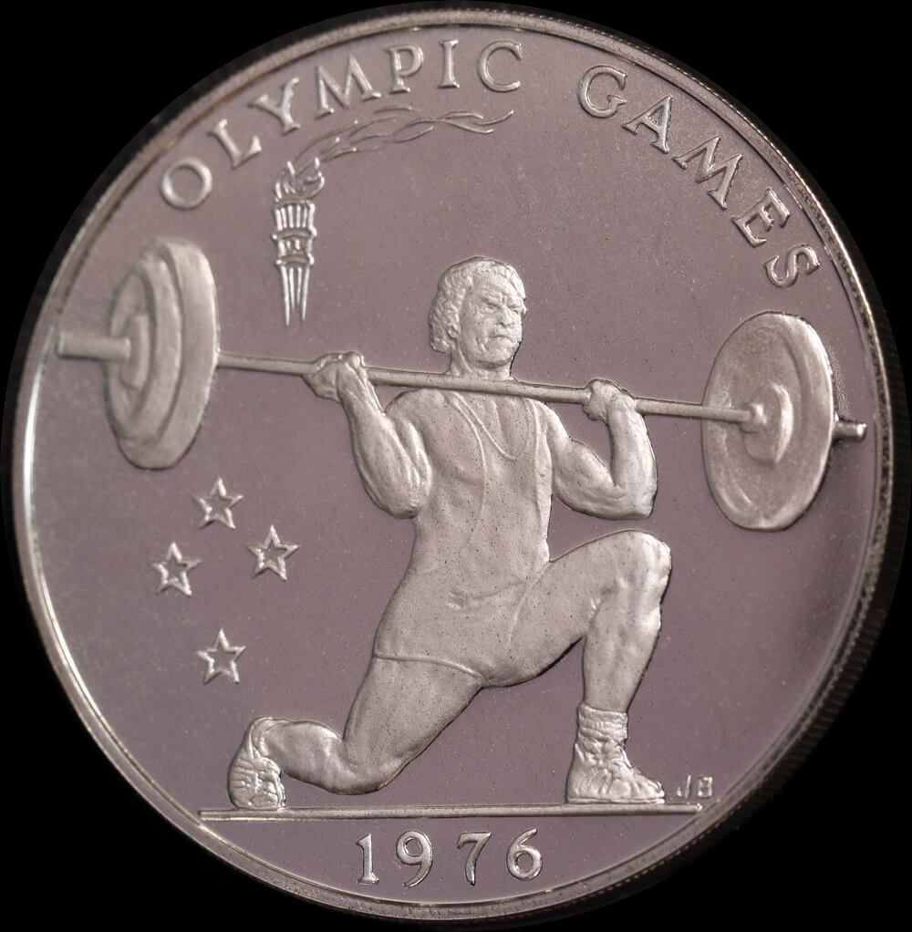 Samoa 1976 Silver 1 Tala Proof Coin KM#22a - Olympics product image