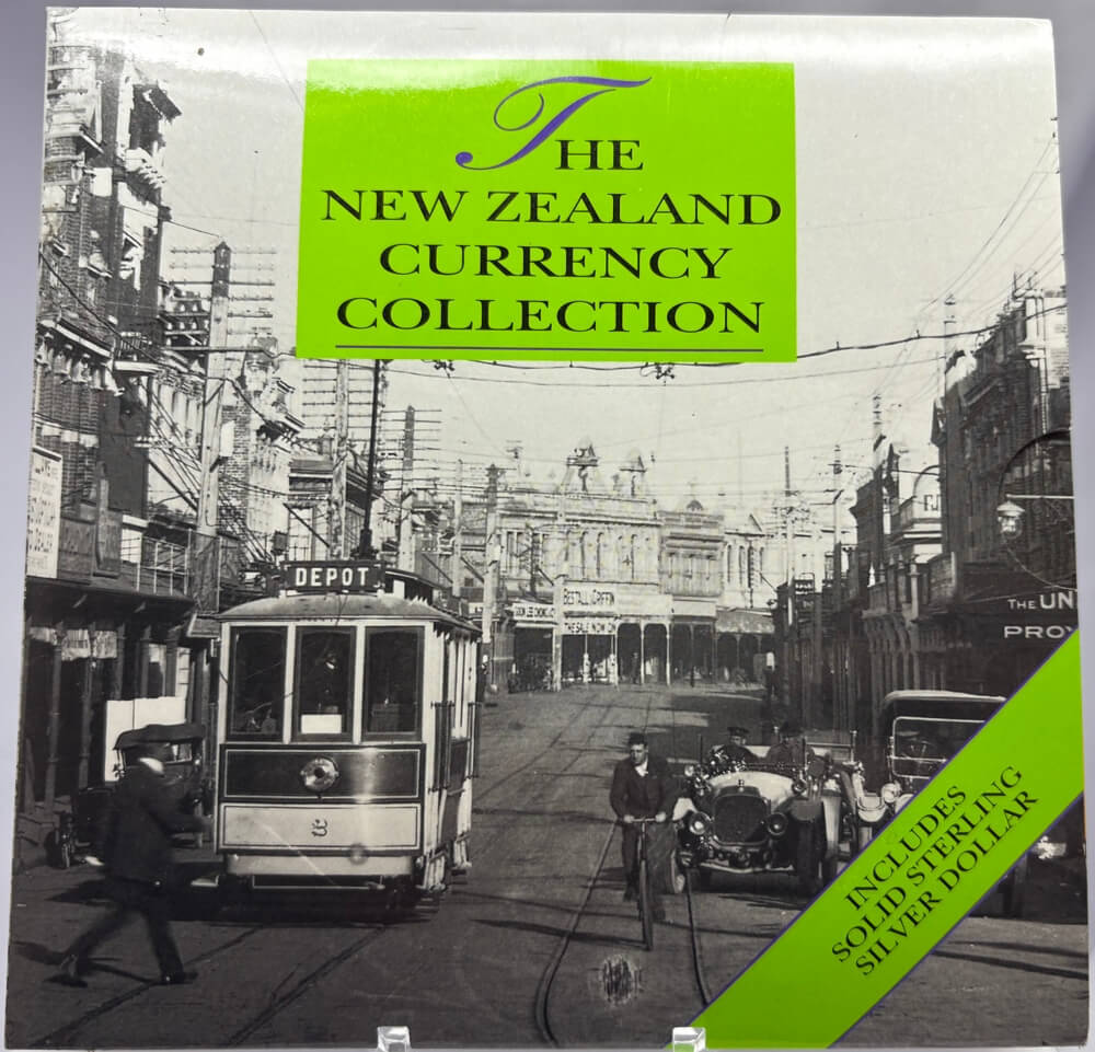 New Zealand Pacific Coin Company Currency Collection including 1983 Silver Crown product image