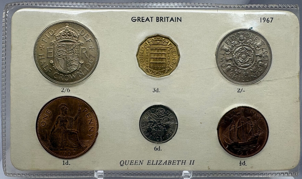 Great Britain 1967 Uncirculated 6 Coin Set product image