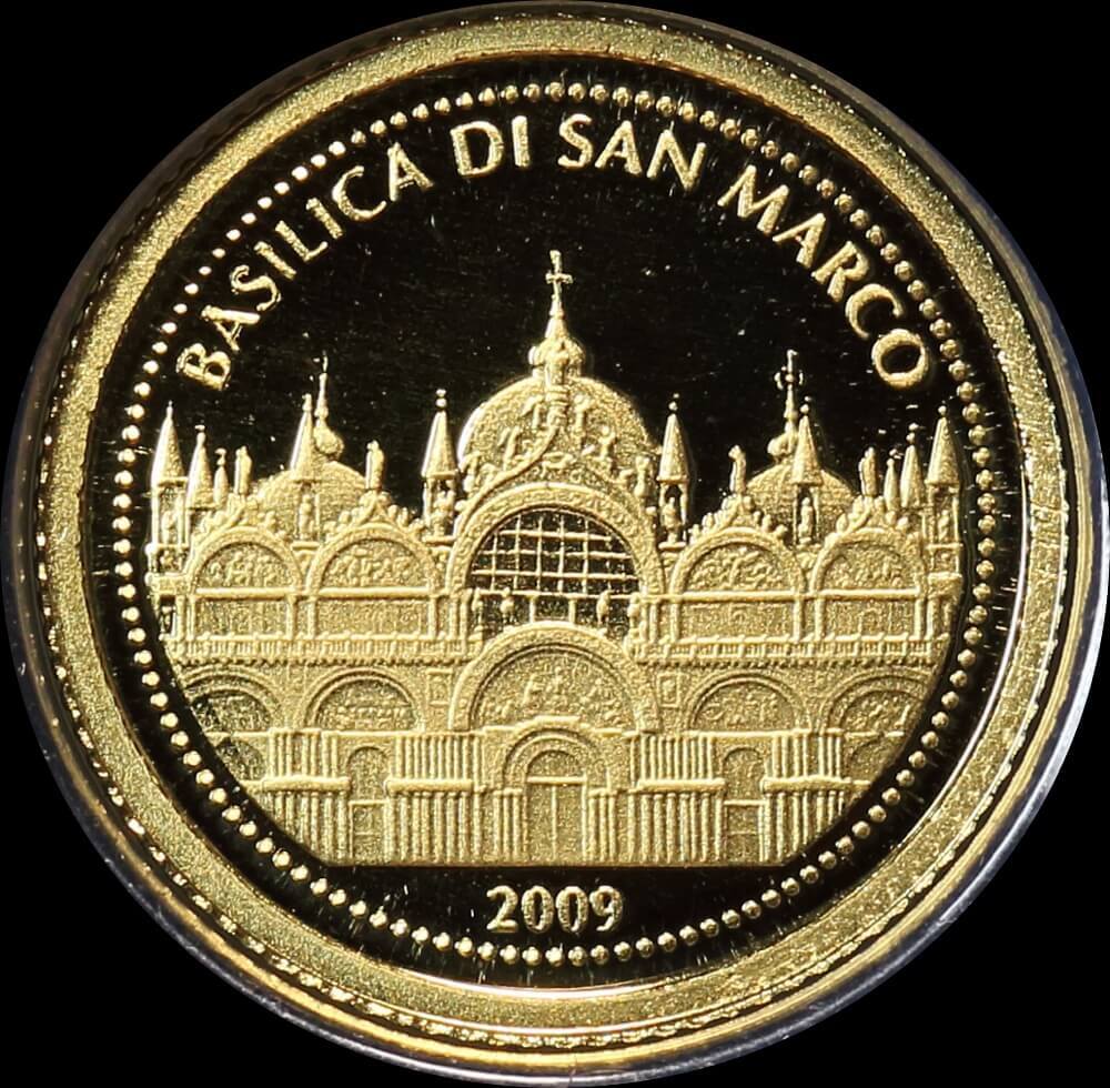 Samoa 2009 Gold Half Gram Coin - St Mark's Basilica product image