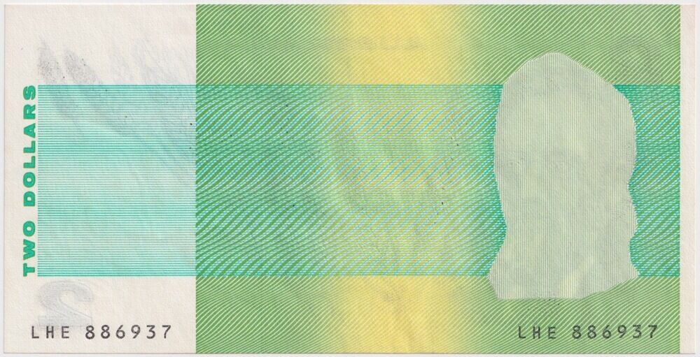 1983 $2 Note Johnston/Stone Missing Intaglio Print Error R88 Uncirculated product image