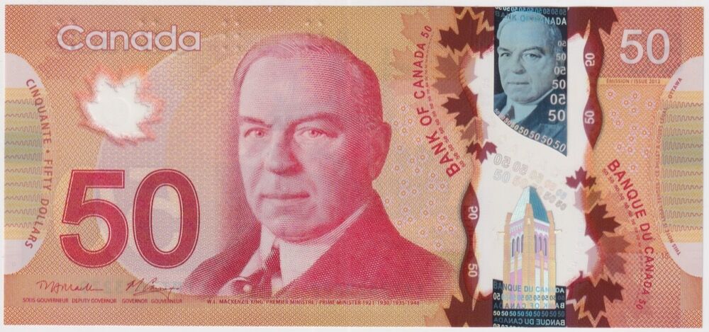 Canada 2012 50 Dollars Macklem/Carney P# 109a Uncirculated product image