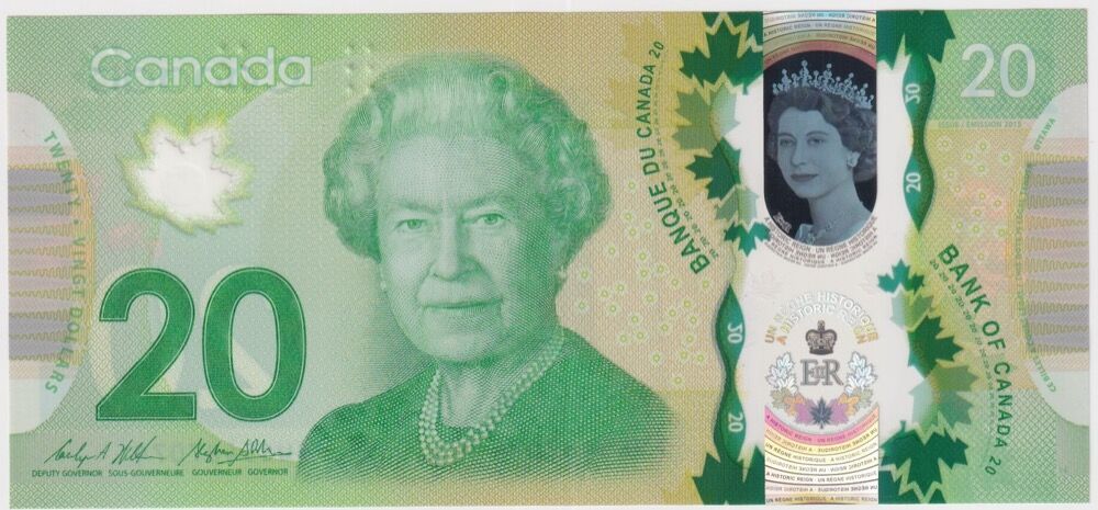 Canada 2015 20 Dollars Wilkins/Poloz P# 108d Uncirculated product image