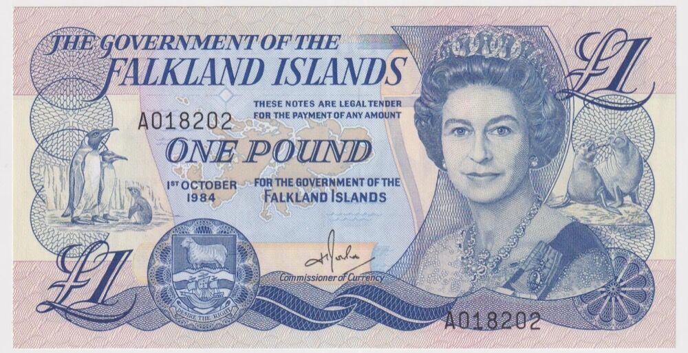 Falkland Islands 1984 1 Pound  P#13 Uncirculated product image