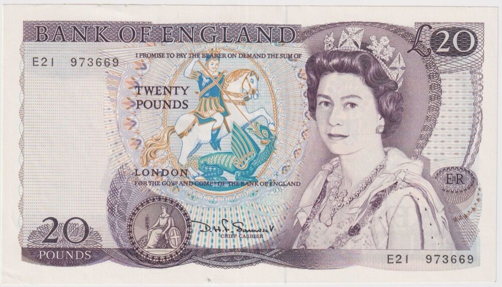 Great Britain 1981 20 Pounds P#380c Uncirculated product image