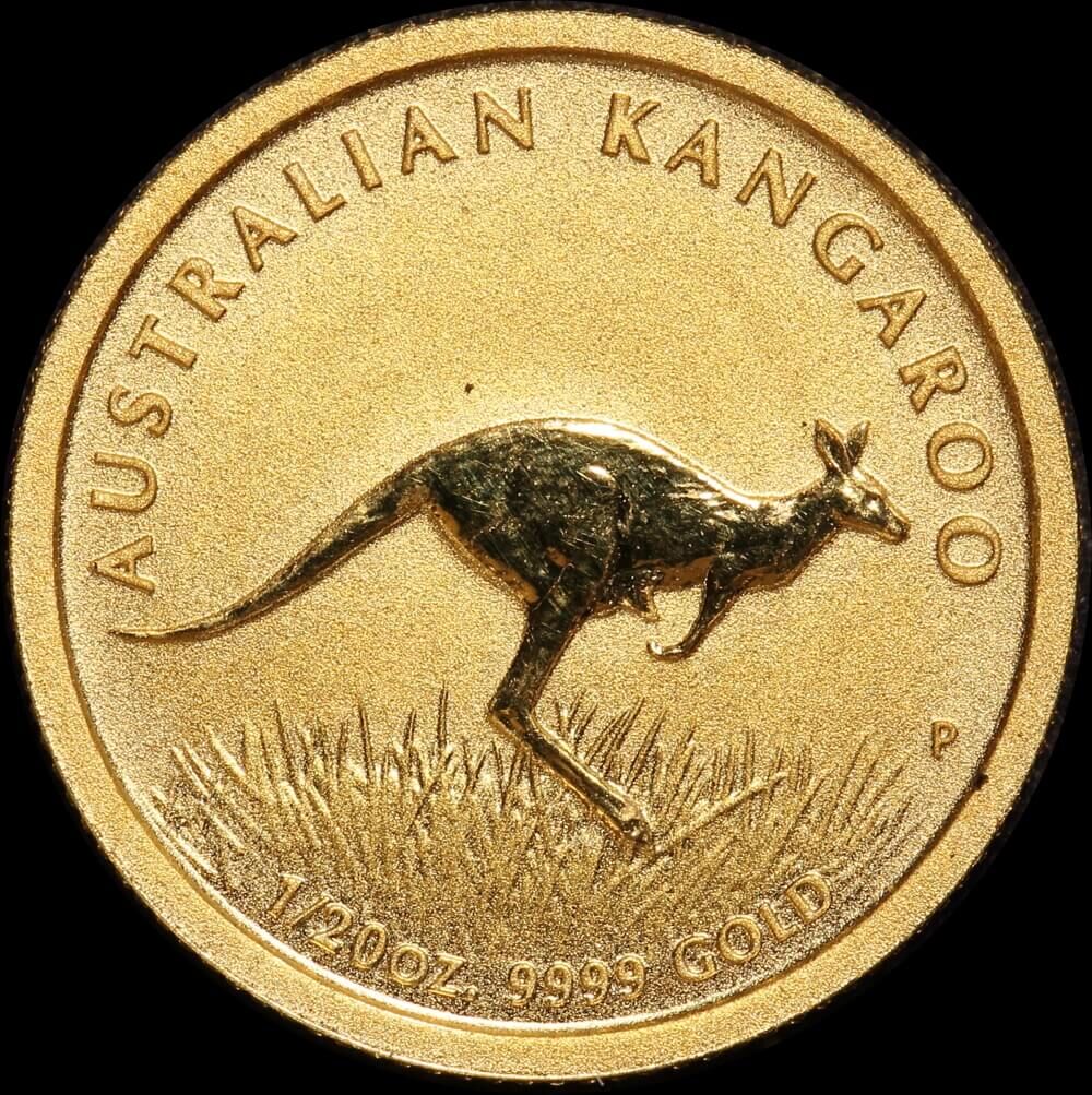 2008 Gold 1/20oz Uncirculated Coin - Kangaroo  product image