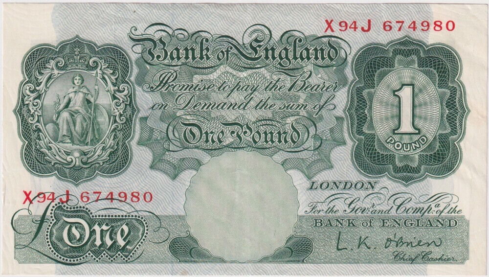 Great Britain 1955 1 Pound P# 369c Extremely Fine product image