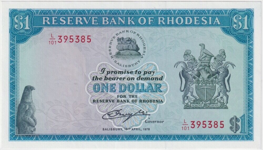 Rhodesia 1978 1 Dollar P#34c Uncirculated product image