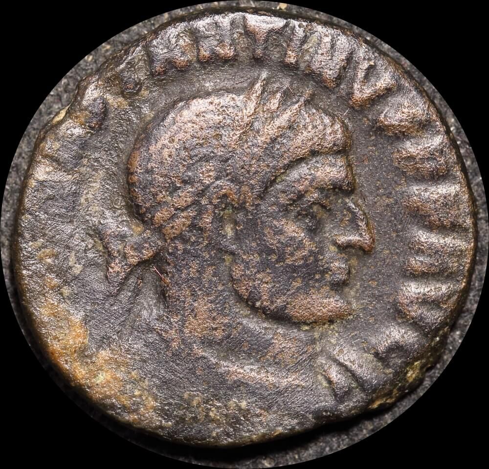 Ancient Rome (Imperial) 316CE Constantine I Bronze AE3 RIC VII Arelate 102 Fine product image