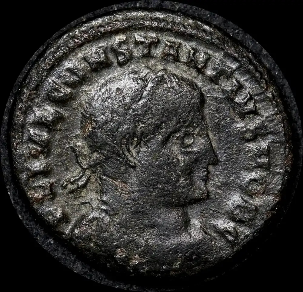 Ancient Rome (Imperial) 326-328CE Constantius II AE3 RIC VII 158 product image