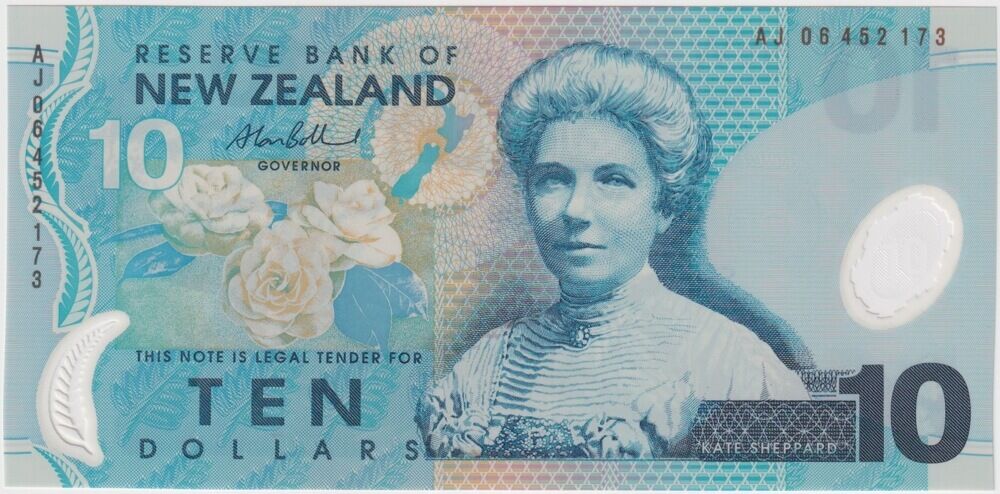 New Zealand 2006 10 Dollars P#186b Uncirculated product image