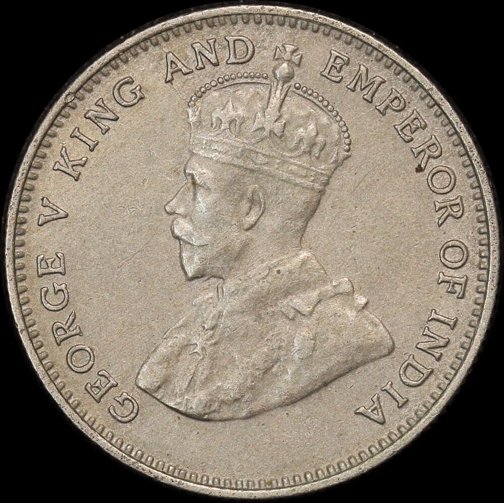 Hong Kong 1935 10 Cents KM#19 Uncirculated product image