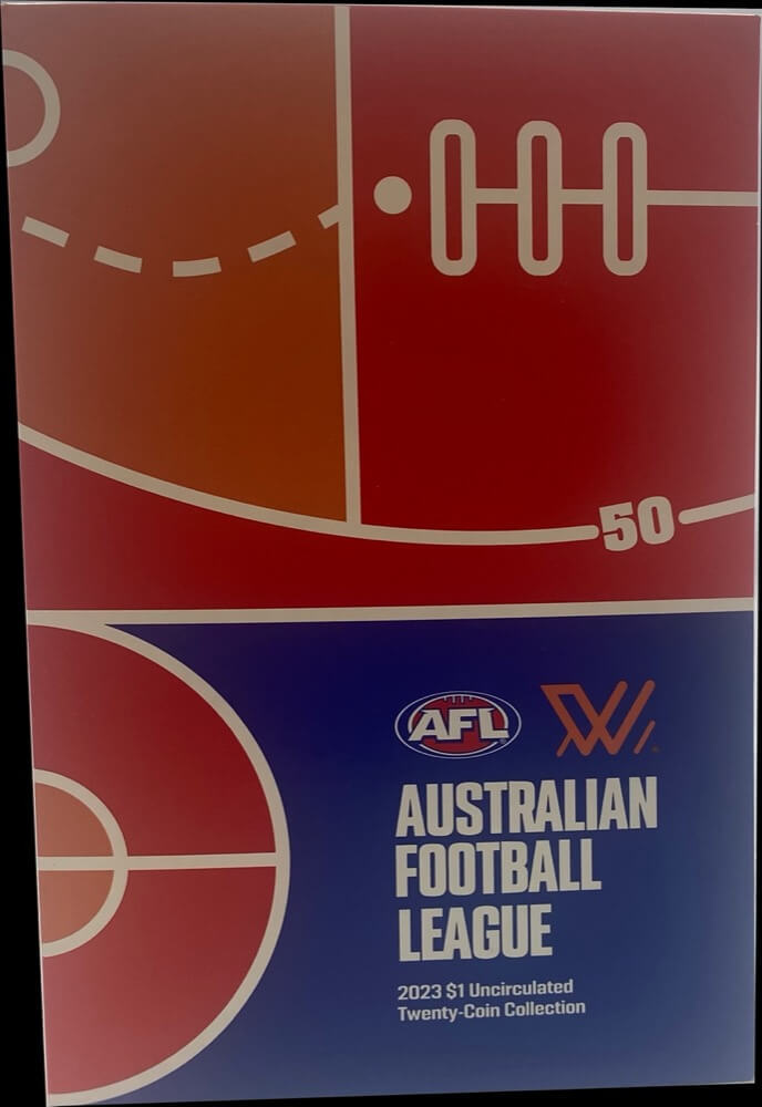 2023 $1 20 Coin Set in Folder AFL - Sealed Tube product image