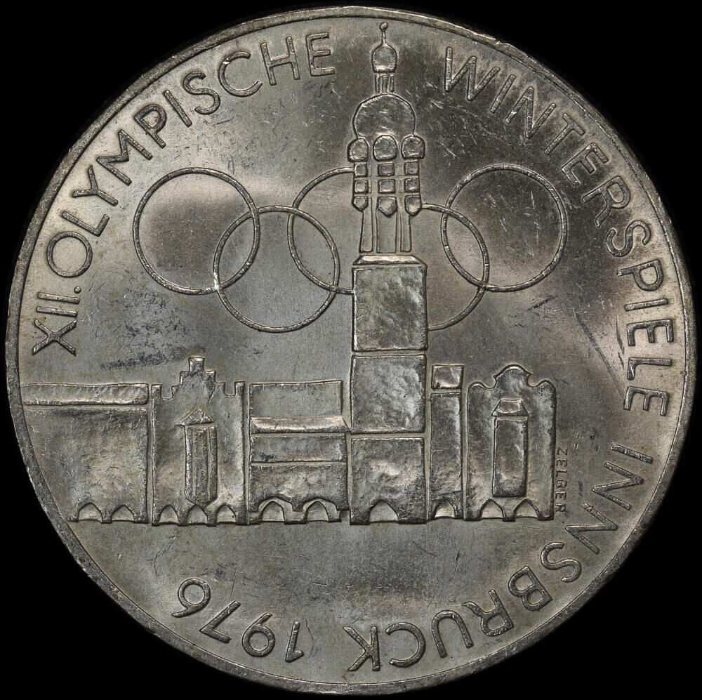 Austria 1976 Silver 100 Schilling KM#2927 Uncirculated product image