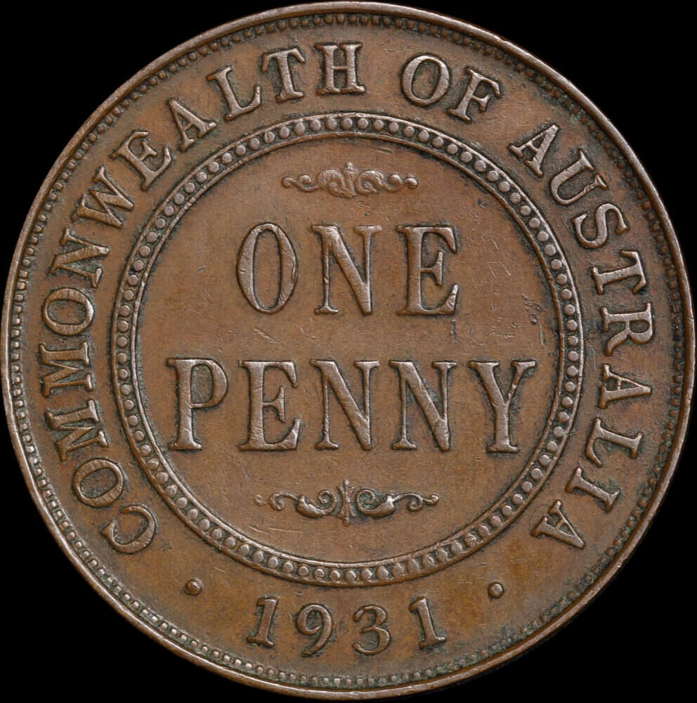 1931 Penny Indian Obverse Standard Reverse good VF product image