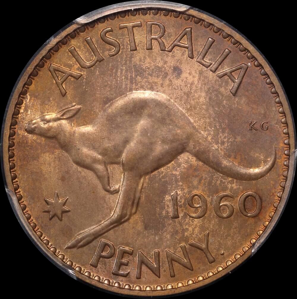 1960 Perth Proof Penny PCGS PR66RB product image