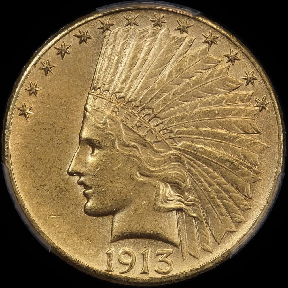 United States 1913 Gold $10 Indian Head Uncirculated product image