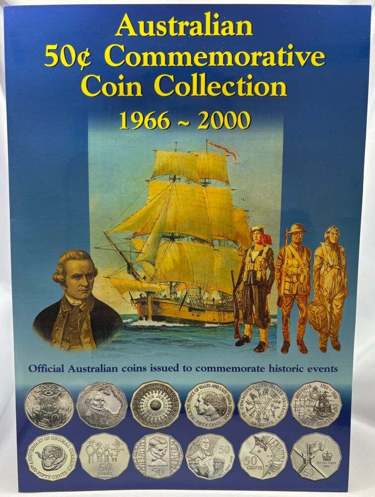 1966 - 2000 Unofficial 50 Cent 12 Coin Set (Includes 1966 Silver Round 50 Cent) product image