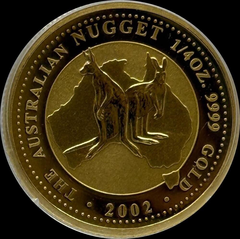 2002 Gold Quarter Ounce Bullion Coin - Kangaroo Nugget product image