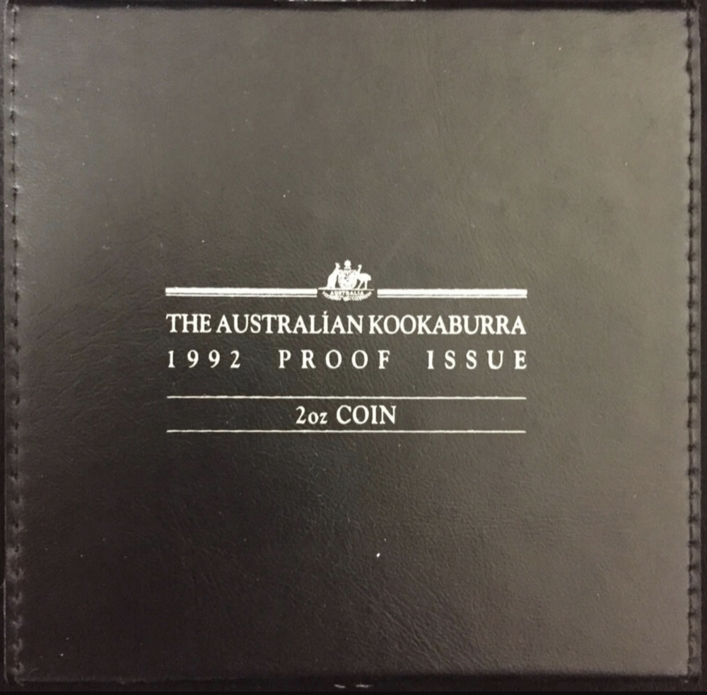 1992 Silver Two Ounce Proof Coin Kookaburra product image