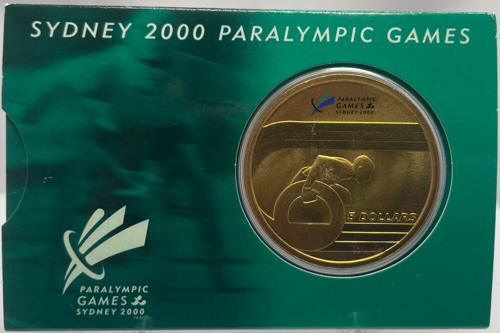 2000 Five Dollar Uncirculated - Sydney Paralympic Games product image