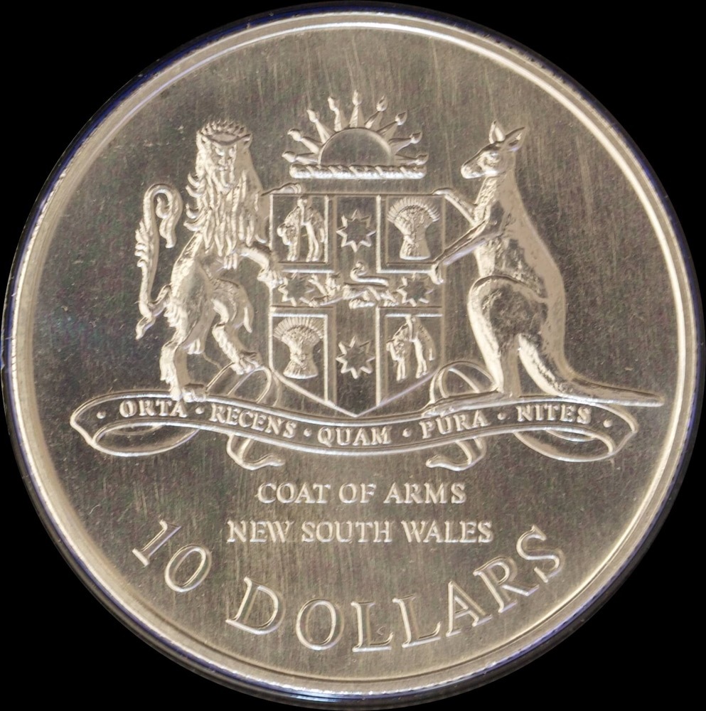 1987 10 Dollar Uncirculated Coin State Series New South Wales product image