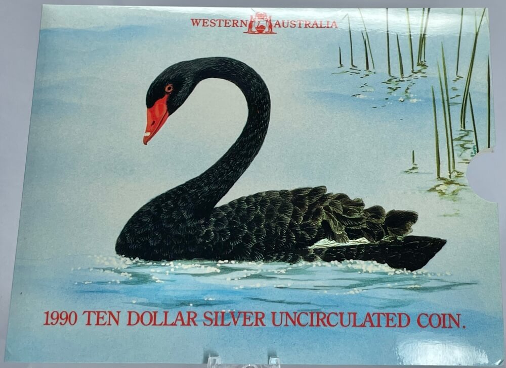 1990 Ten Dollar Silver Uncirculated Western Australia product image