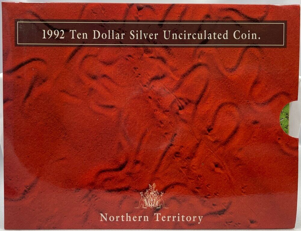 1992 Ten Dollar Silver Coin Unc Northern Territory product image