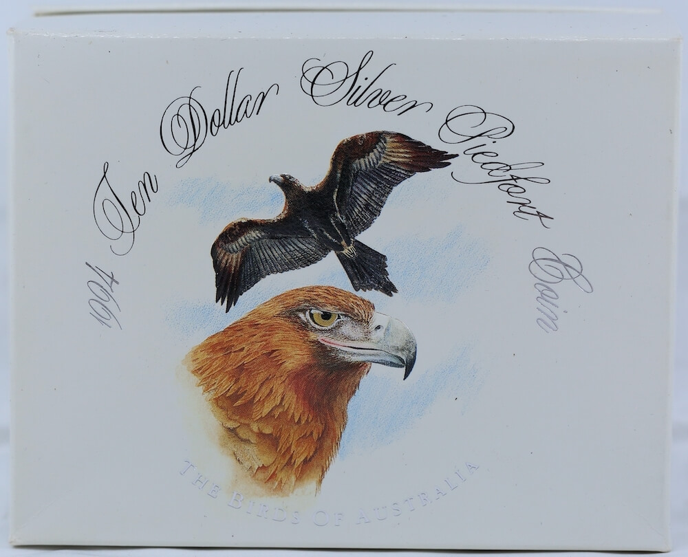 1994 Ten Dollar Silver Piedfort Proof Wedge Tailed Eagle product image