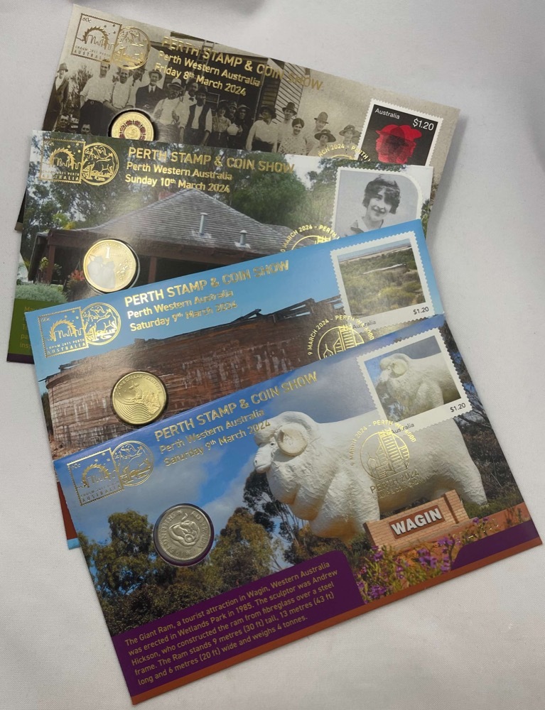 2024 PNC Set of 4 - Perth Stamp & Coin Show product image