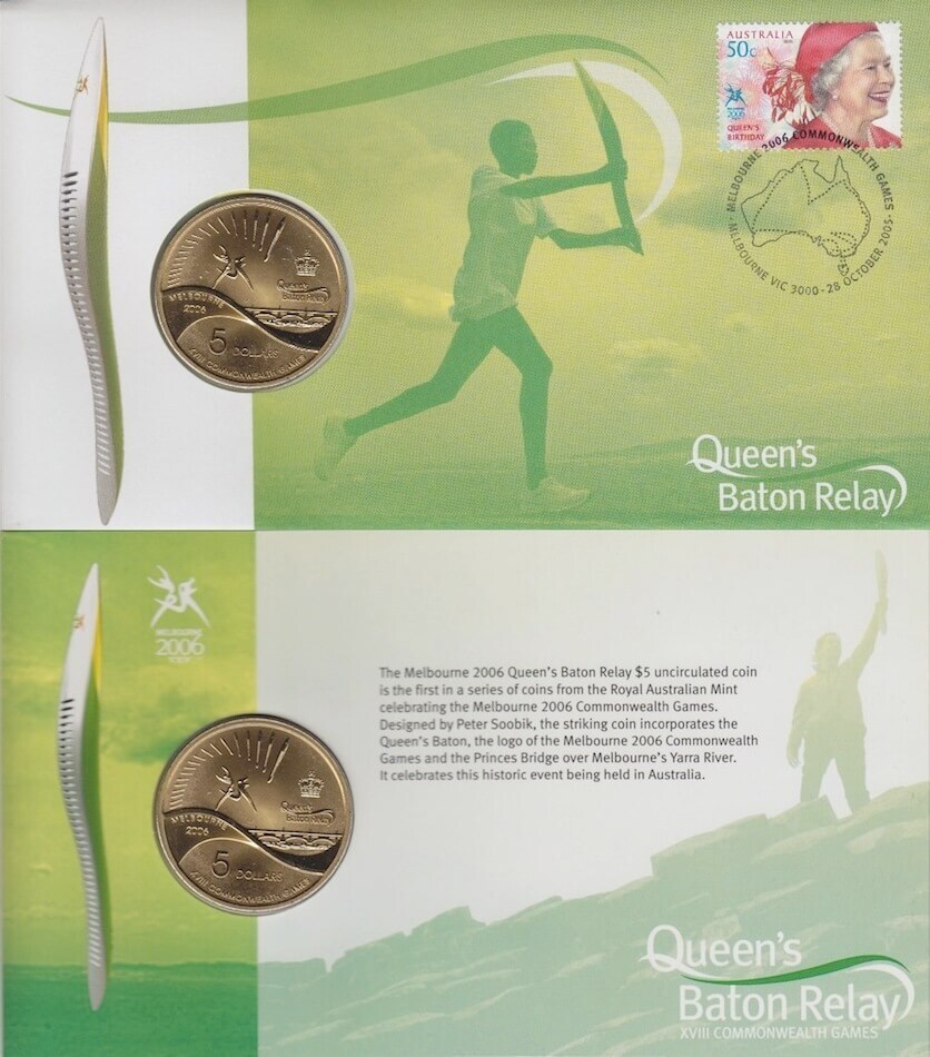 2006 5 Dollar Coin PNC Baton Relay product image