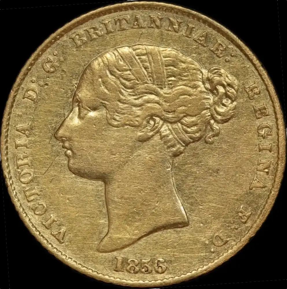 1856 Sydney Mint Type I Half Sovereign good VF product image