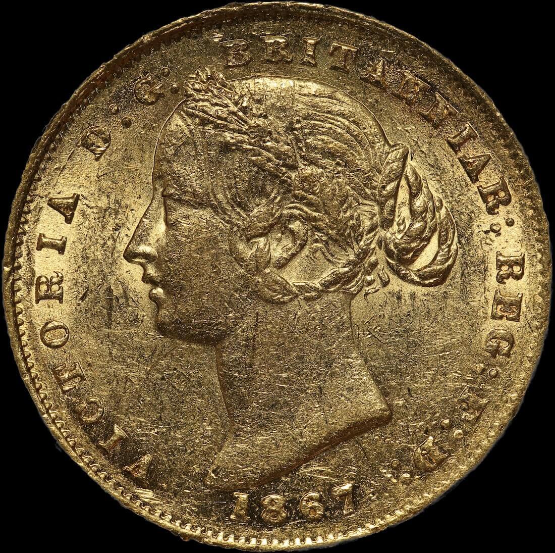 1867 Sydney Mint Type II Sovereign Extremely Fine product image