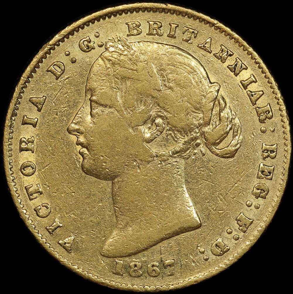 1867 Sydney Mint Type II Sovereign Fine product image