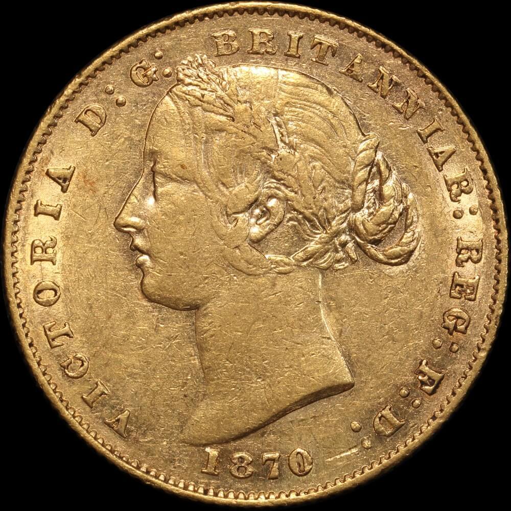 1870 Sydney Mint Type II Sovereign good VF product image