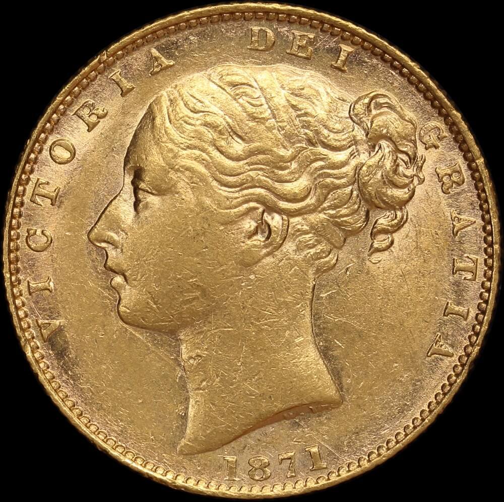 1871 Sydney Shield Sovereign Extremely Fine product image
