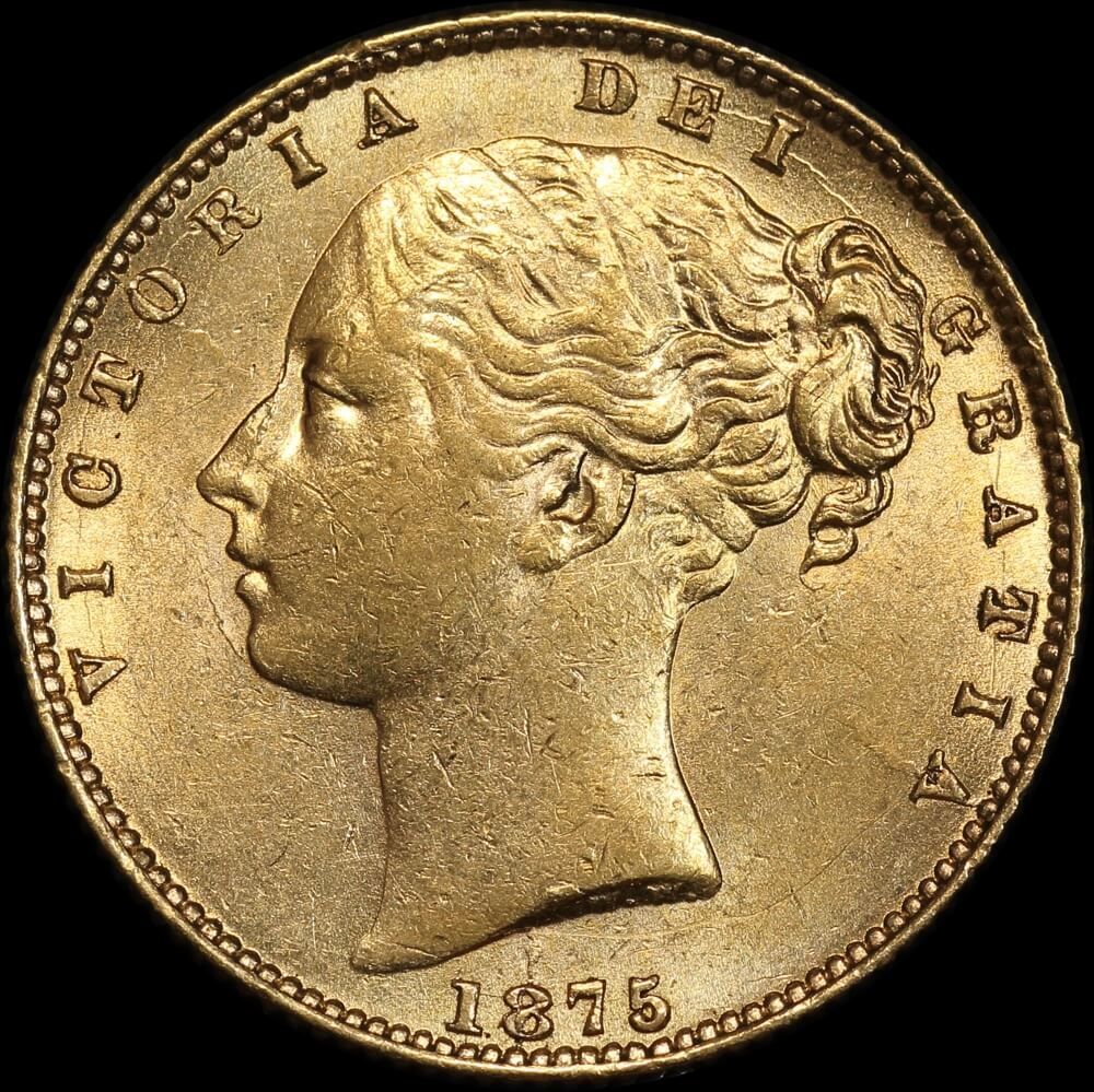 1875 Sydney Shield Sovereign good EF product image