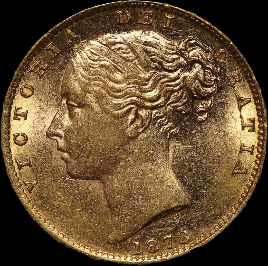 1878 Sydney Shield Sovereign about Unc product image