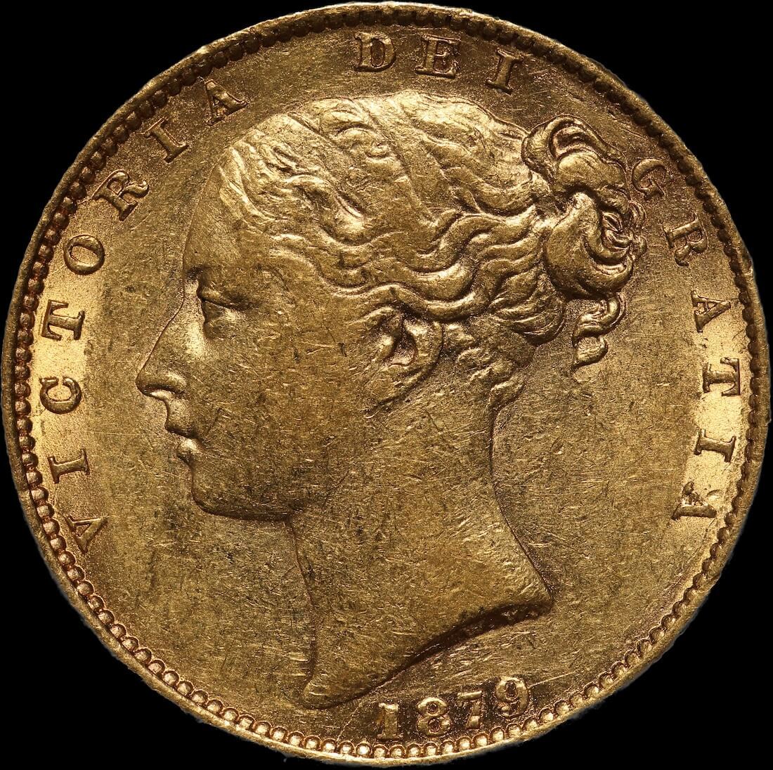 1879 Sydney Shield Sovereign good VF product image