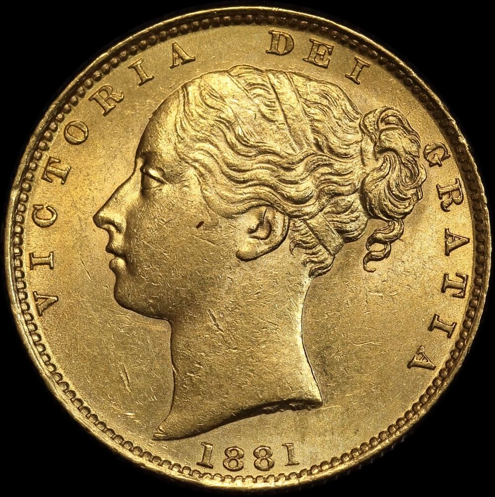 1881 Sydney Shield Sovereign about Unc product image