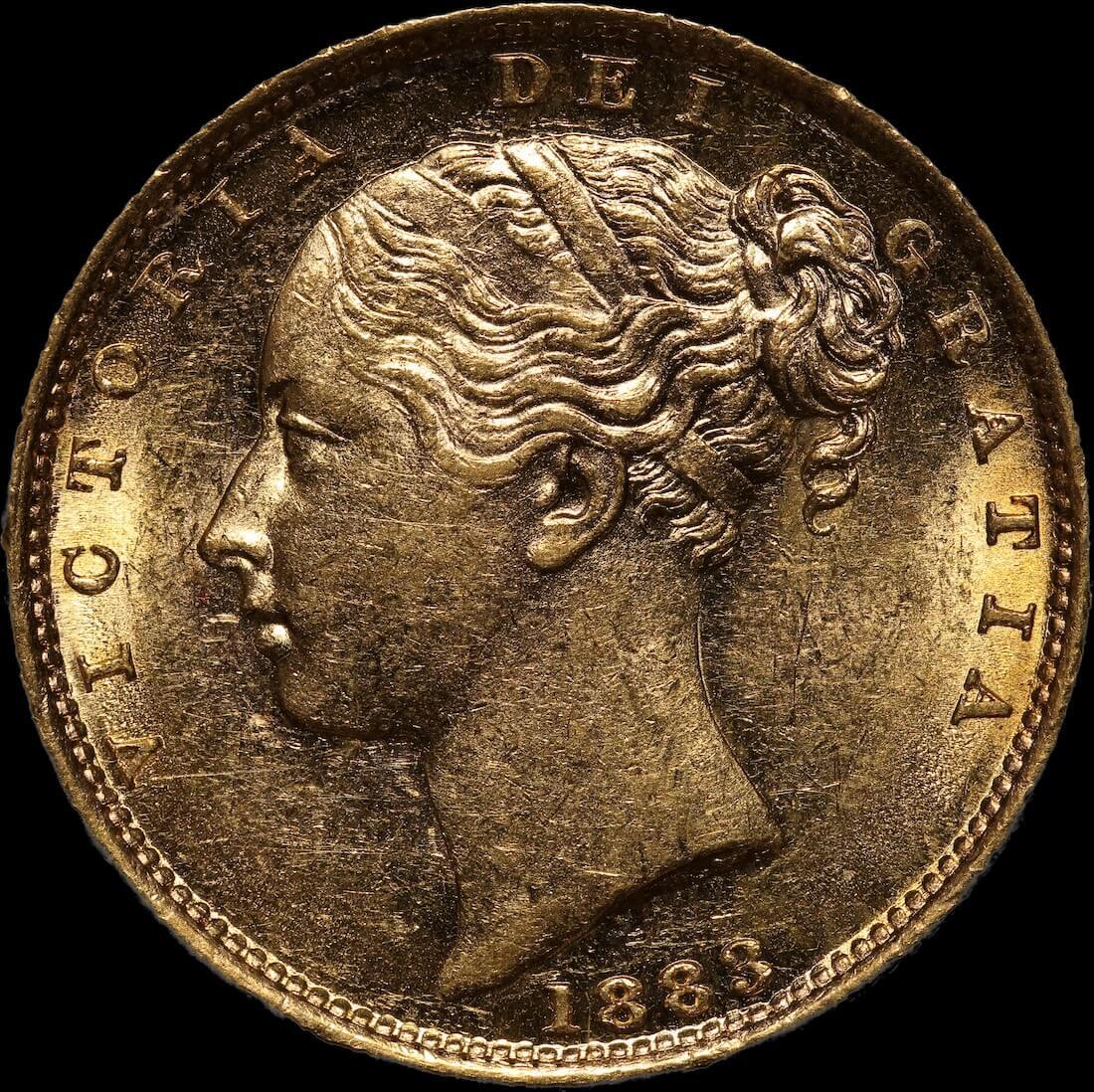 1883 Sydney Shield Sovereign good EF product image