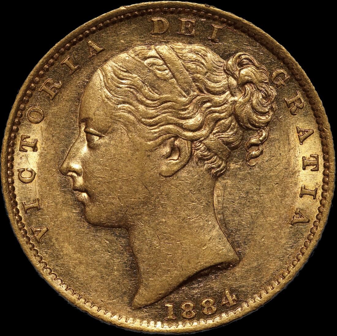 1884 Sydney Shield Sovereign Extremely Fine product image