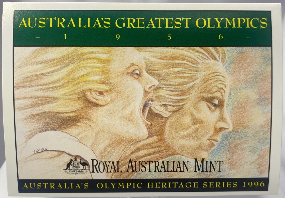 1995 Ten Dollar Specimen Pair - Australia's Greatest Olympics product image