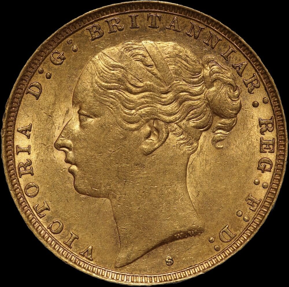 1882 Sydney Young Head Sovereign Extremely Fine product image