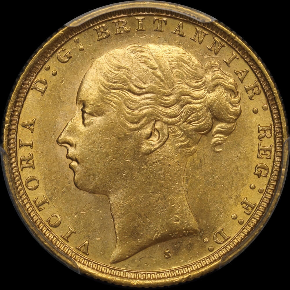 1886 Sydney Young Head Sovereign PCGS AU58 product image