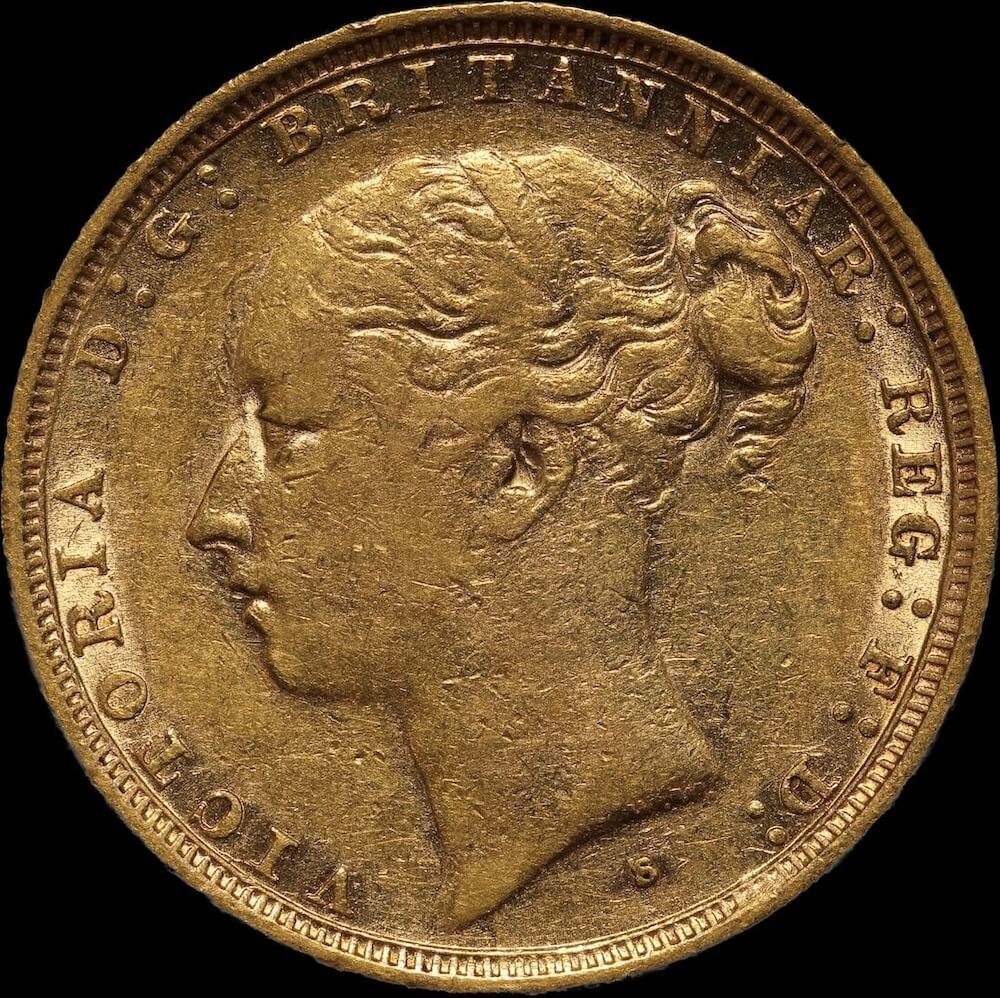 1887 Sydney Young Head Sovereign about EF product image