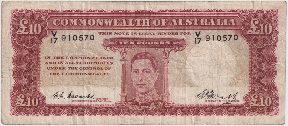 1949 Ten Pound Coombs/Watt R60 Fine product image