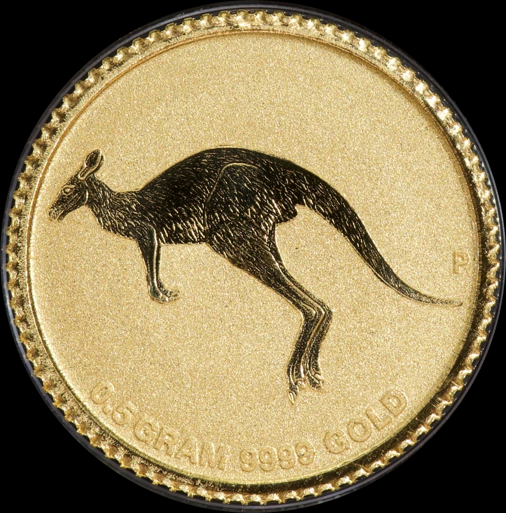 2015 Gold Half Gram Coin Mini Kangaroo product image
